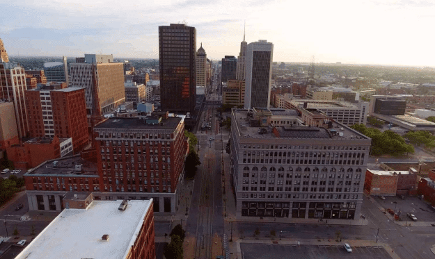 Des Moines commercial area